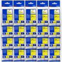 5-Pack Brother PT-9200PC 36mm Black Text On White P-Touch Tape [Genuine]
