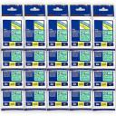 5-Pack Brother PT-P900W 36mm Black Text On Yellow P-Touch Tape [Genuine]