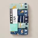 5 Pack Maxx Trunks | Green | Size 4-6