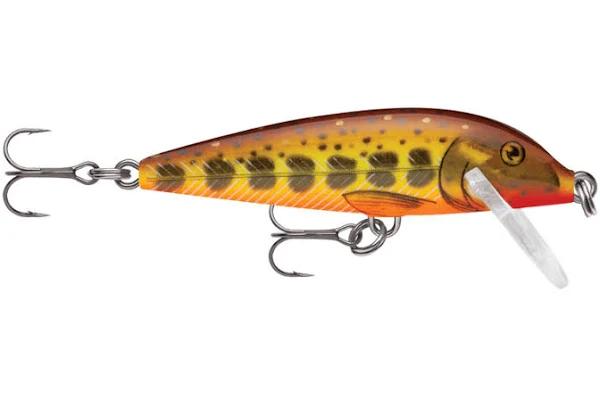 5cm Rapala Countdown Sinking Hardbody Balsa Fishing Lure - Hot Mustard Muddler