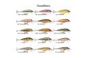 5cm Rapala Countdown Sinking Hardbody Balsa Fishing Lure - Live Perch