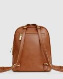 5th Ave Leather Backpack - Camel