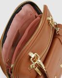 5th Ave Leather Backpack - Camel