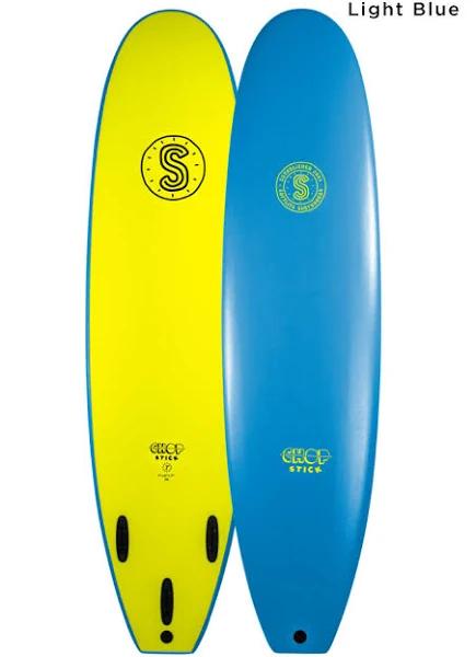 6'0 Softlite 2022 Chop Stick Softboard - Comes with Fins - Light Blue