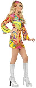 60S Flower Power Womens Costume