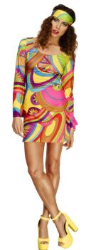 60S Flower Power Womens Costume