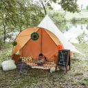 6m Star Bell Tent, Canvas Lite 200gsm