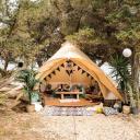 6m Star Bell Tent, Canvas Lite 200gsm