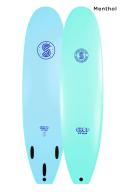 7'6 Softlite 2022 Chop Stick Softboard - Comes with Fins - Ice Blue