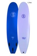 7'6 Softlite 2022 Chop Stick Softboard - Comes with Fins - Ice Blue