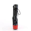 7 inch Heel BEJEWELED-1020-7 Blue Holo Patent 10 / Blue