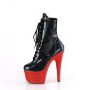 7 inch Heel BEJEWELED-1020-7 Blue Holo Patent 10 / Blue