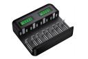 8 Slot Smart Battery Charger For Aa/aaa/c/d Rechargeable Batteries LCD Display