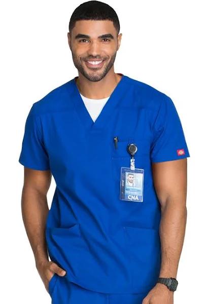 81906 Dickies EDS Signature Men's V-Neck Utility Scrub Top