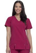 82851SP Dickies Xtreme Stretch Womens V-Neck Scrub Top
