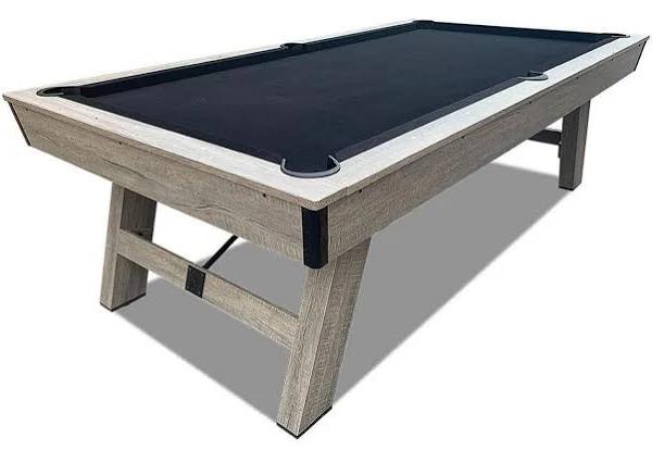8ft MDF Pool / Billiards / Snooker Table Black Felt Silver Mist Frame Free Gift