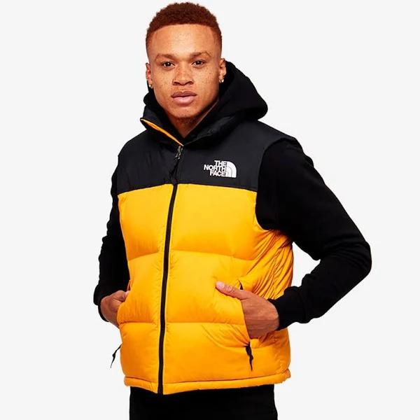 96 Retro Nuptse Vest Cone Orange S