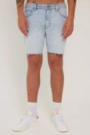 A Cropped Slim Short Dive Blue - 30 - Abrand Jeans