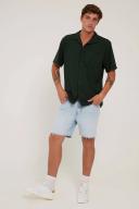 A Cropped Slim Short Dive Blue - 30 - Abrand Jeans
