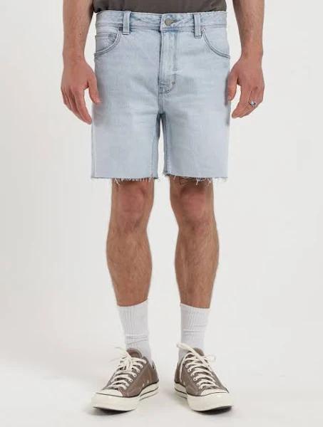A Cropped Slim Short Dive Blue - 30 - Abrand Jeans