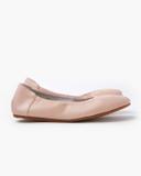 Abbi Leather Ballet - Rose Pebble