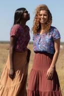 Aboriginal Art Office Wear Womens Blouses - B.P | Yarn Marketplace 22
