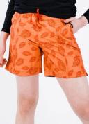 Above The Knee Board Shorts UPF 50+ | Red | by Calypsa |