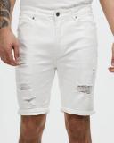 Abrand - A Dropped Skinny Shorts in White