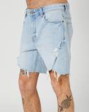 Abrand - Men's Blue Denim - A Cropped Slim Shorts - Size 32 at The Iconic