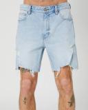 Abrand - Men's Blue Denim - A Cropped Slim Shorts - Size 32 at The Iconic