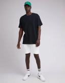 Abrand Mens A Dropped Skinny Denim Shorts Rouge White Size 34