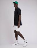 Abrand Mens A Dropped Skinny Denim Shorts Rouge White Size 34