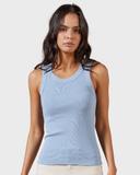 Academy Brand Essential Rib Tank L Infinity Blue AU499075