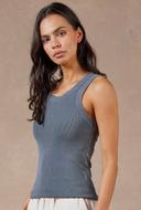 Academy Brand Essential Rib Tank L Infinity Blue AU499075