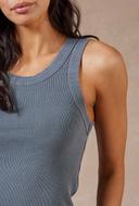 Academy Brand Essential Rib Tank L Infinity Blue AU499075