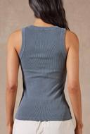 Academy Brand Essential Rib Tank L Infinity Blue AU499075