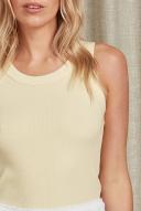 Academy Brand Essential Rib Tank - Sahara Yellow