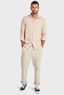 Academy Brand - Hampton Linen Long Sleeve Shirt in Shell