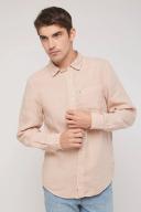 Academy Brand - Hampton Linen Long Sleeve Shirt in Shell
