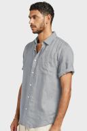 Academy Brand Hampton Linen S/S Shirt Gunsmoke / XXL