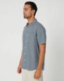 Academy Brand Hampton Linen S/S Shirt Gunsmoke / XXL