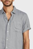 Academy Brand Hampton Linen S/S Shirt Gunsmoke / XXL
