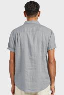 Academy Brand Hampton Linen S/S Shirt Gunsmoke / XXL