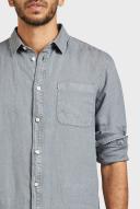 Academy Brand Hampton Linen Shirt Gunsmoke / S