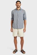 Academy Brand Hampton Linen Shirt Gunsmoke / S