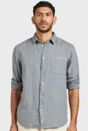Academy Brand Hampton Linen Shirt Gunsmoke / S