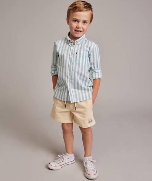 Academy Brand Sale Boy's Kids Henry LS Shirt 5 Cotton Boys Tops AfterPay Available
