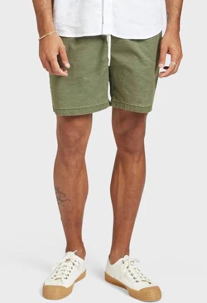 Academy Brand Teamster Boardy 38 Washed Khaki AU460280