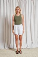 Academy Brand Women's Essential Rib Tank Army / XS