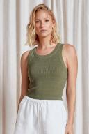 Academy Brand Women's Essential Rib Tank Army / XS